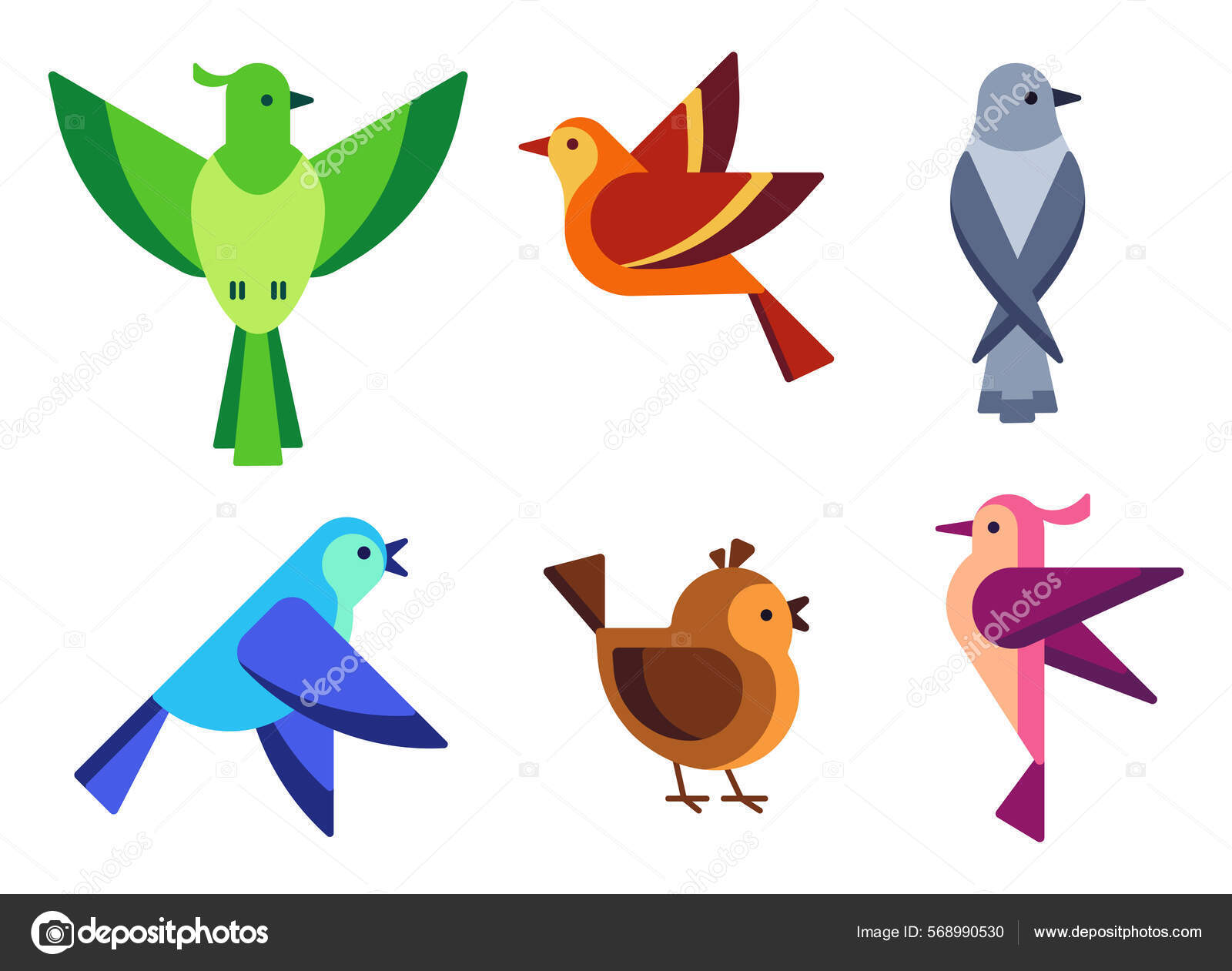 Colored bird feathers isolated on the alpha Vector Image