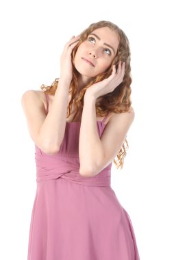 gülümseyen güzel kadın