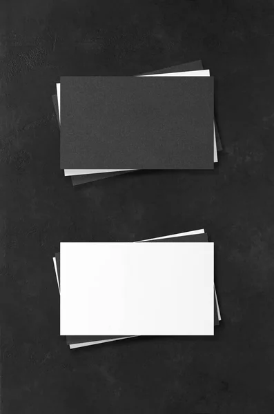Siyah ve beyaz dikdörtgen biçiminde koyu beton bir arka plan. Tasarım elemanları ya da portföy. Boşluğu kopyala — Stok fotoğraf