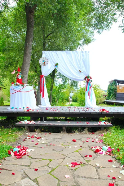 Outdoor Wedding Ceremony — Stock Photo, Image