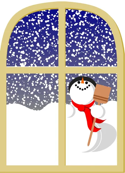 kardan adam ve pencere