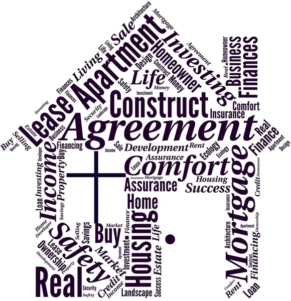 Word cloud House iş koşulları ile şekil