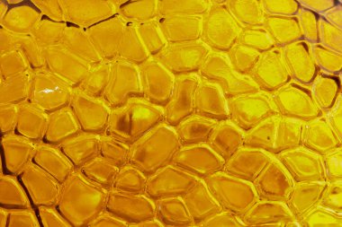 Closeup sarı cam doku .