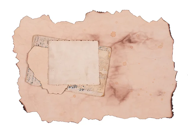 yaşlı kağıt ve üzerinde beyaz vintage kartpostallar