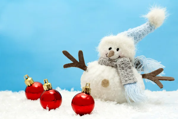 Muñeco de nieve de Navidad Imagen De Stock