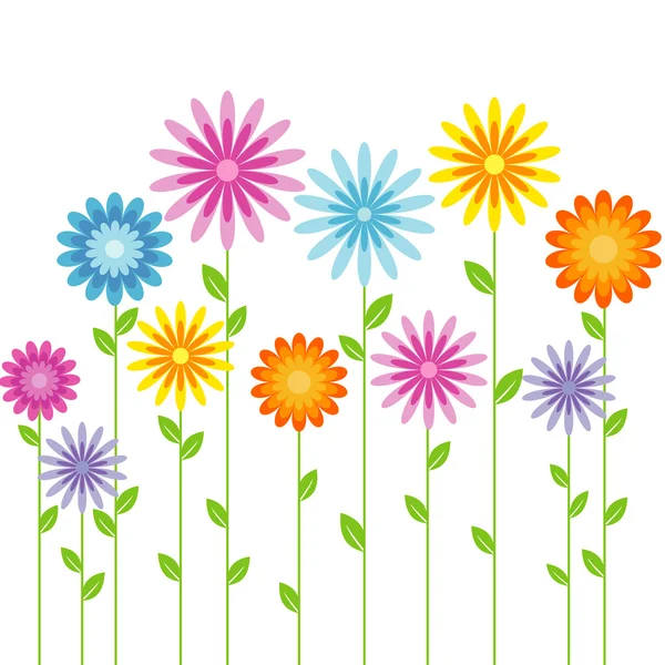 Flores — Vector de stock