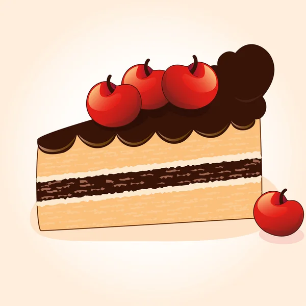 Tarta — Vector de stock