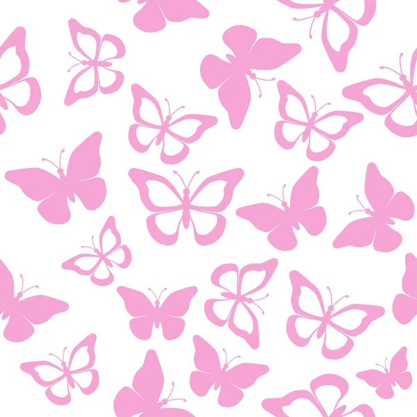 Papillon sans couture — Image vectorielle