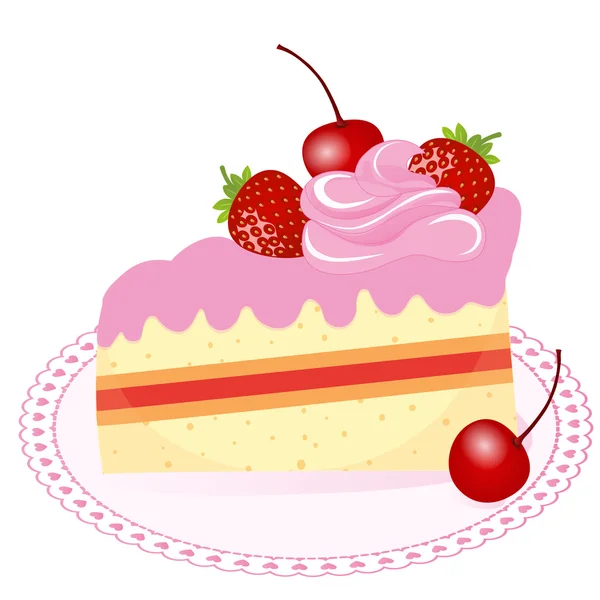 ケーキ — ストックベクタ