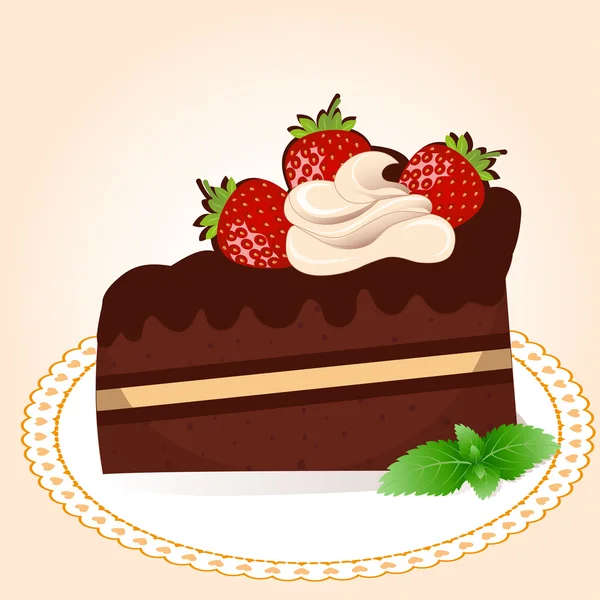 Торт — стоковий вектор