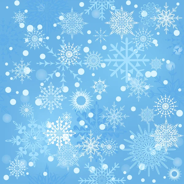 Snowflakes seamless — Stock Vector