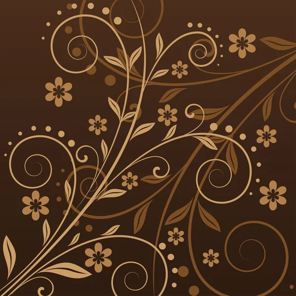 Vector fondo floral - ilustración — Vector de stock