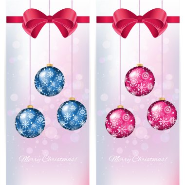 Noel kartı - vektör çizim