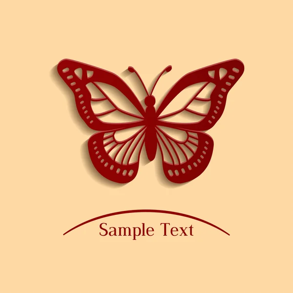 Monarch Butterfly With Color Blind Effect — Stock Vector © vreddane