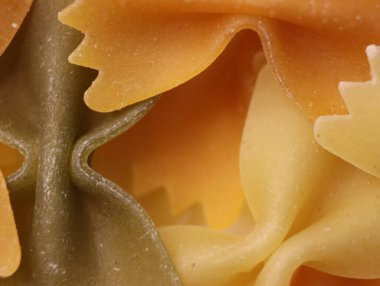 Lezzetli İtalyan makarnası. Doğal yemek. Sağlıklı karbonhidratlar.