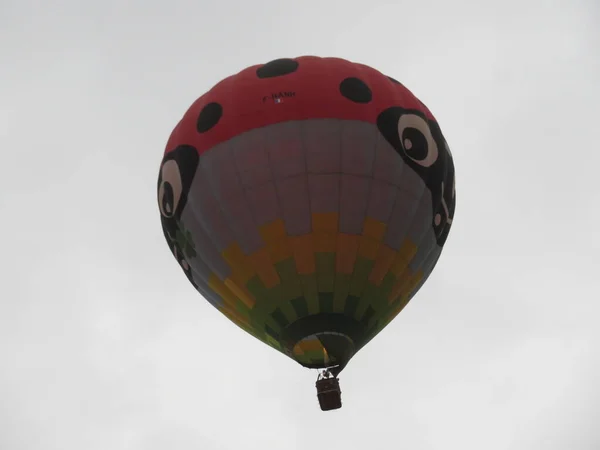 Magnifique Ballon Air Volant Avec Vent Sans Direction Hâte Merveilleuse — Photo