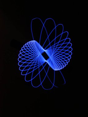 Işık soyut formlar simetrik yuvarlak renkler