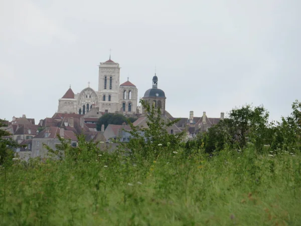 Frans Dorp Mooie Kathedraal Kerk Bezoek Vakantie — Stockfoto