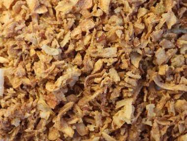 Lezzetli kızarmış soğan. Doğal lezzetli. Farklı.