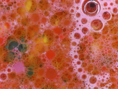 Yapay renklerin soyut arkaplanı nadir şekiller farklıdır