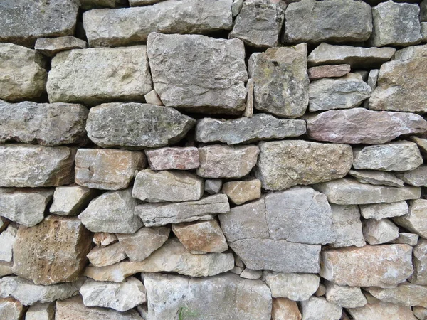 Steinmauer Antike Architektur Große Dauerhafte Robuste Handwerkskunst — Stockfoto