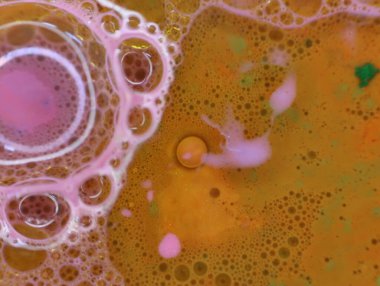 Yapay renklerin soyut arkaplanı nadir şekiller farklıdır