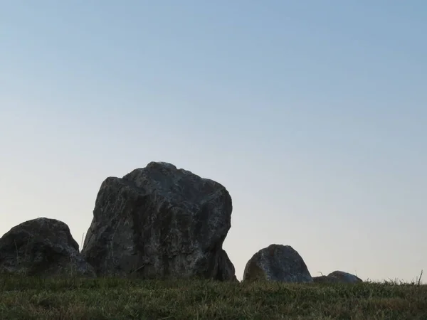 Beautiful Large Rocks Forming Part Natural Landscape — Stockfoto