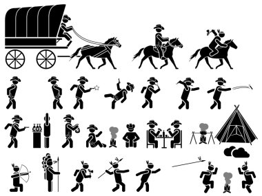 hombre icono lejano oeste
