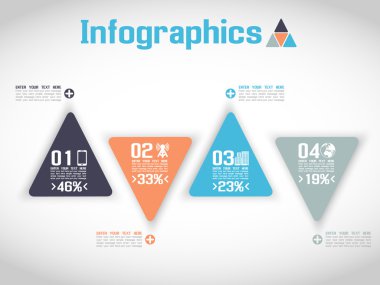 stil seçenekleri afiş 13 modern origami iş ayarla