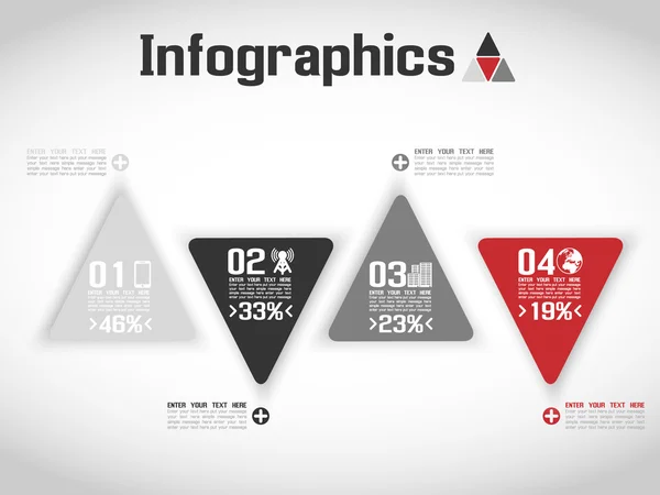 ÉTABLISSEMENT D'OPTIONS DE STYLE POUR LES ENTREPRISES D'ORIGAMI MODERNE INTERDICTION 13 — Image vectorielle