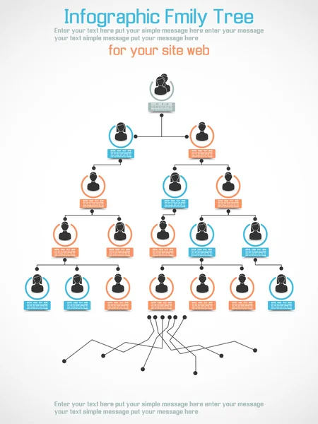 Infographic soy ağacı