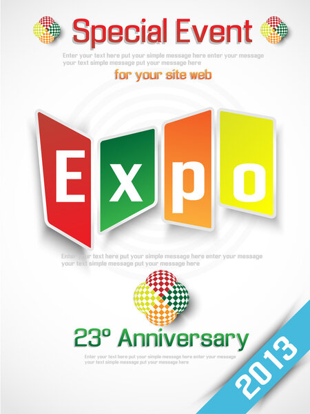 EXPO 2013 ANNUAL EVENT ADVERTISING