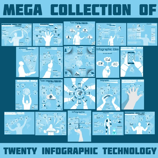 мега колекції двадцять інфографіки технології