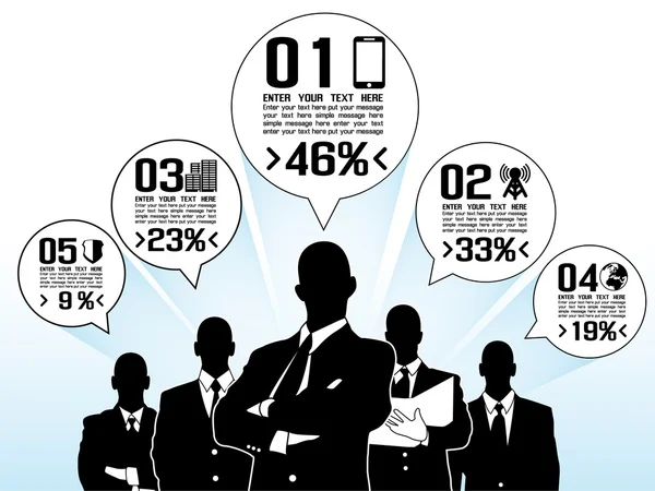 CONCEITO DAS OPÇÕES DO NEGÓCIO —  Vetores de Stock