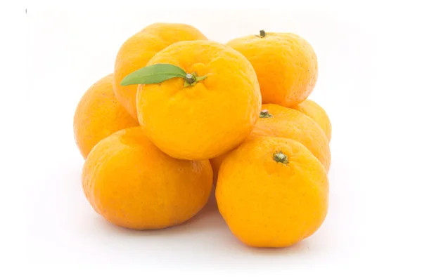 Orange fruit isolated on white — Stock Photo, Image