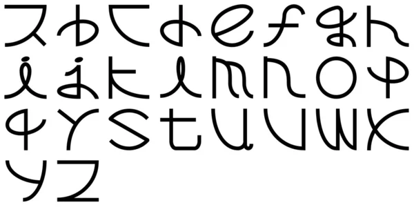 Conjunto de alfabeto — Vector de stock