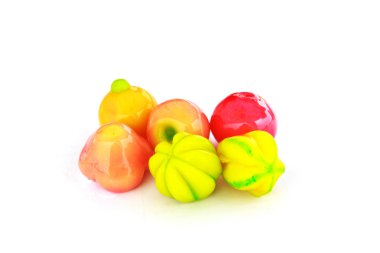 silinebilir imitasyon meyve