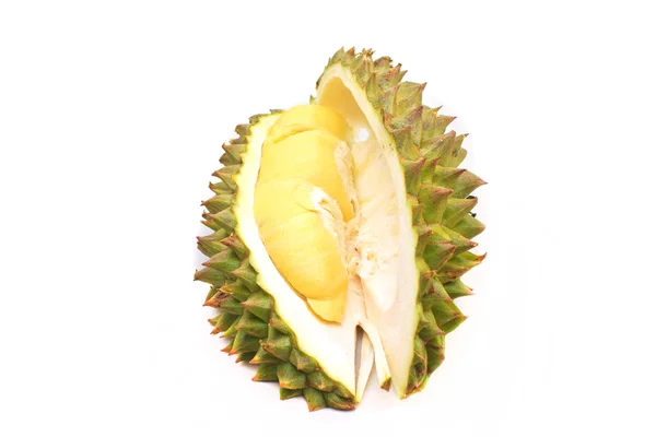 Durian fehér háttér — Stock Fotó