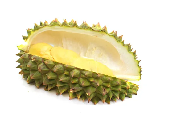 Durian fehér háttér — Stock Fotó