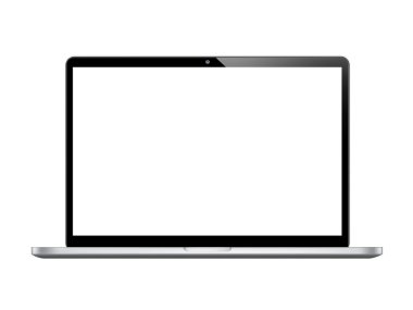Modern parlak laptop