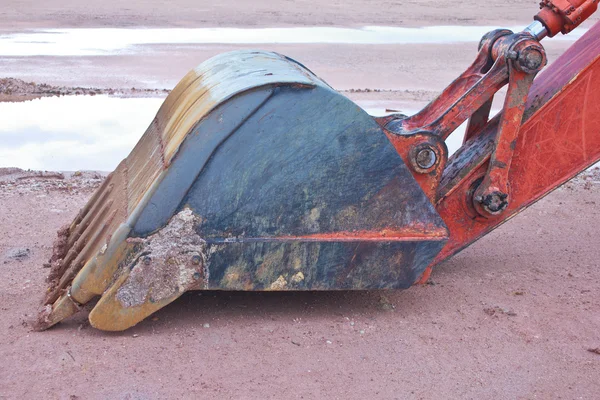 Backhoe klauw emmer — Stockfoto