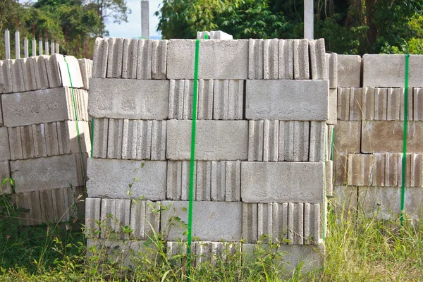 Tijolos de concreto — Fotografia de Stock