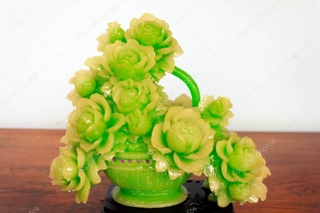 flower made of Jade