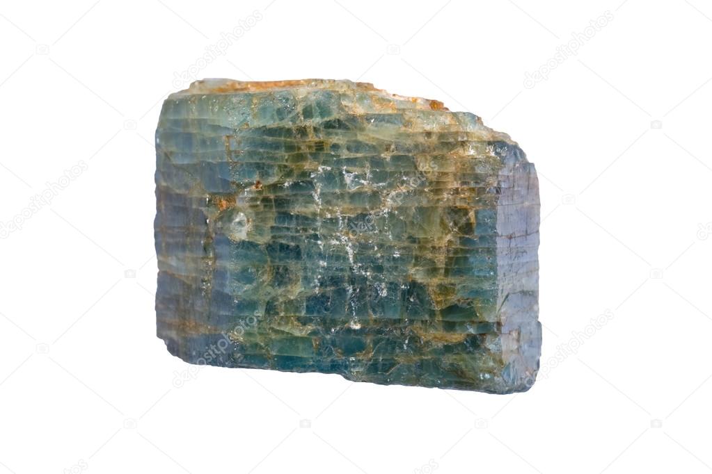 Apatite (calcium phosphate mineral) crystal