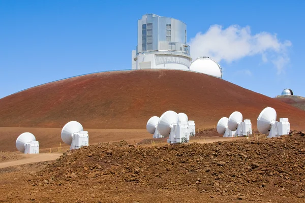 Telescopios en Mauna Kea — Foto de Stock