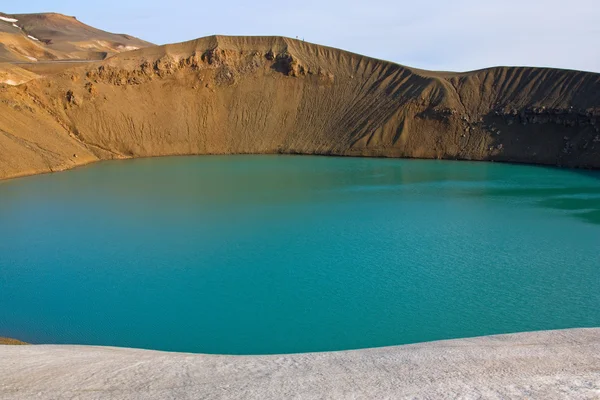 Maar (Kratersee) in Island — Stockfoto