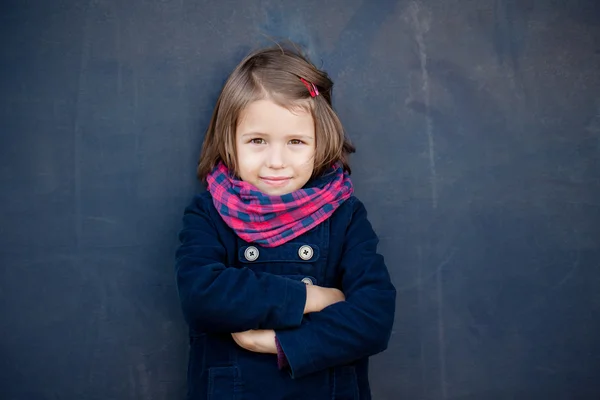 Ritratto di bambina in età prescolare — Foto Stock