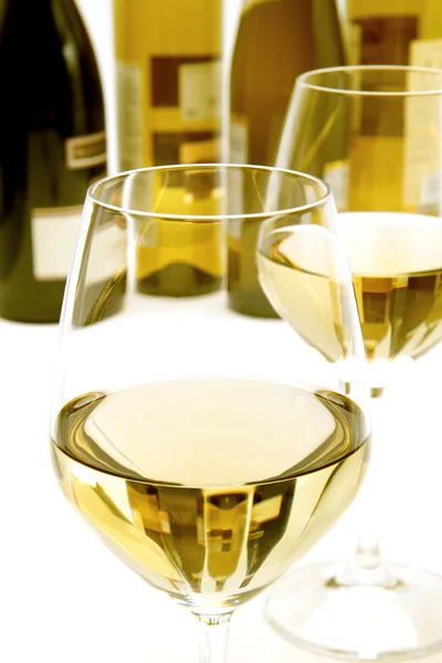 Verre de vin blanc — Photo