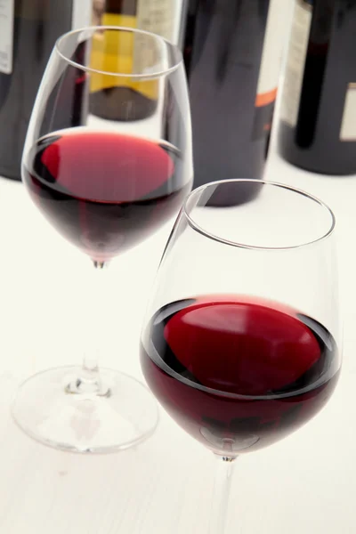 Glass of red wine Stock Image