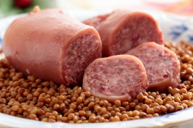 cotechino trotter Sosisli Mercimek ile